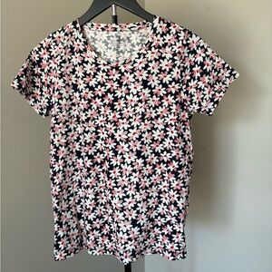 Floral Print J Crew Collector Tee